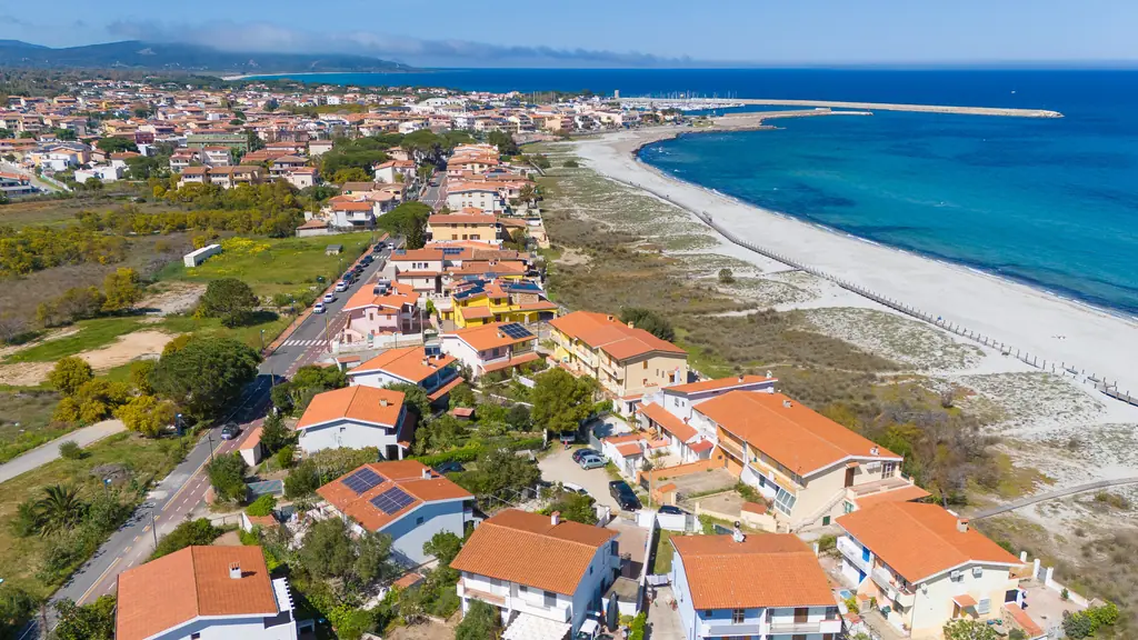 La Caletta di Siniscola dall'alto