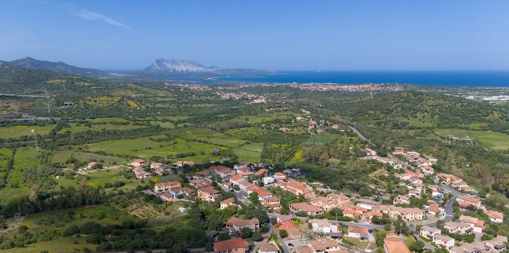 La campagna di San Teodoro vista dal drone
